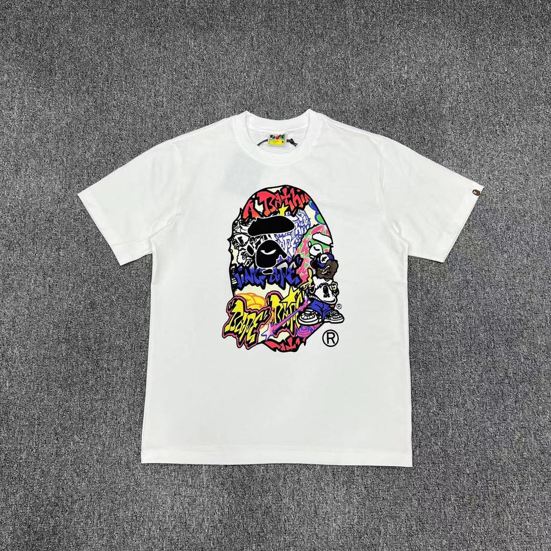 BAPE Ape print cartoon short-sleeved T-shirt