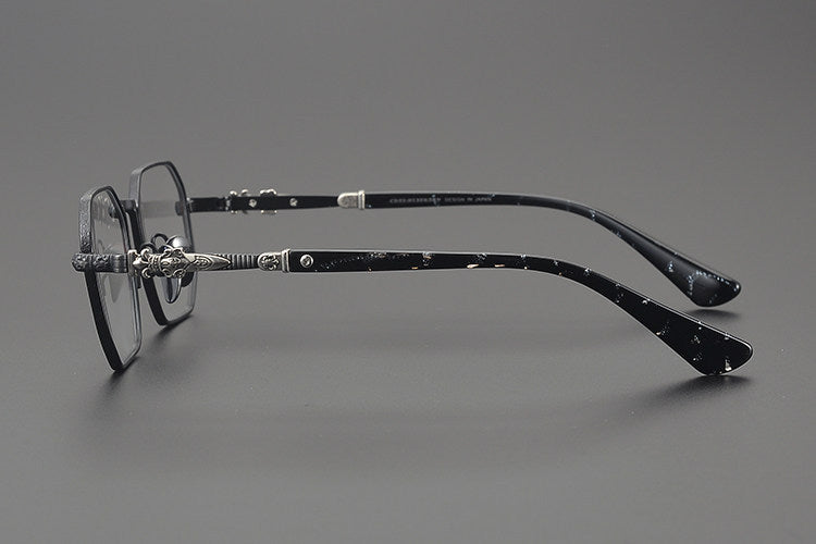 Chrome Hearts Polygonal Handcrafted Titanium Eyeglasses