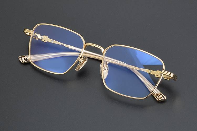 Chrome Hearts-Inspired Retro Dagger Business Eyewear Pure Titanium Frames