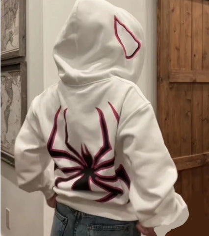 Y2K Halloween Spider-Man Zip Hoodies