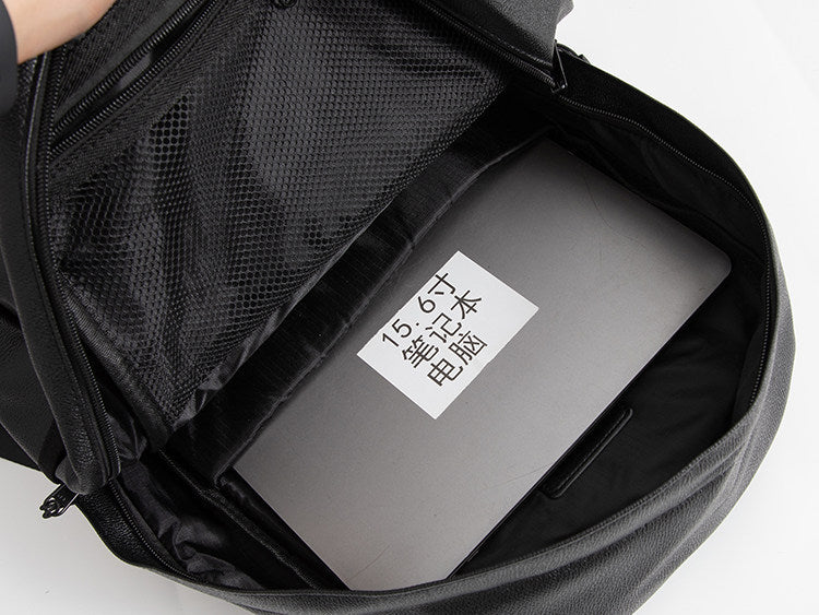 Chrome Hearts Cross Large Capacity PU Leather Backpack