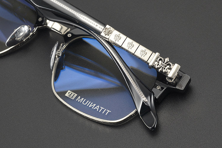 Chrome Hearts Hand-Carved Business Eyeglasses