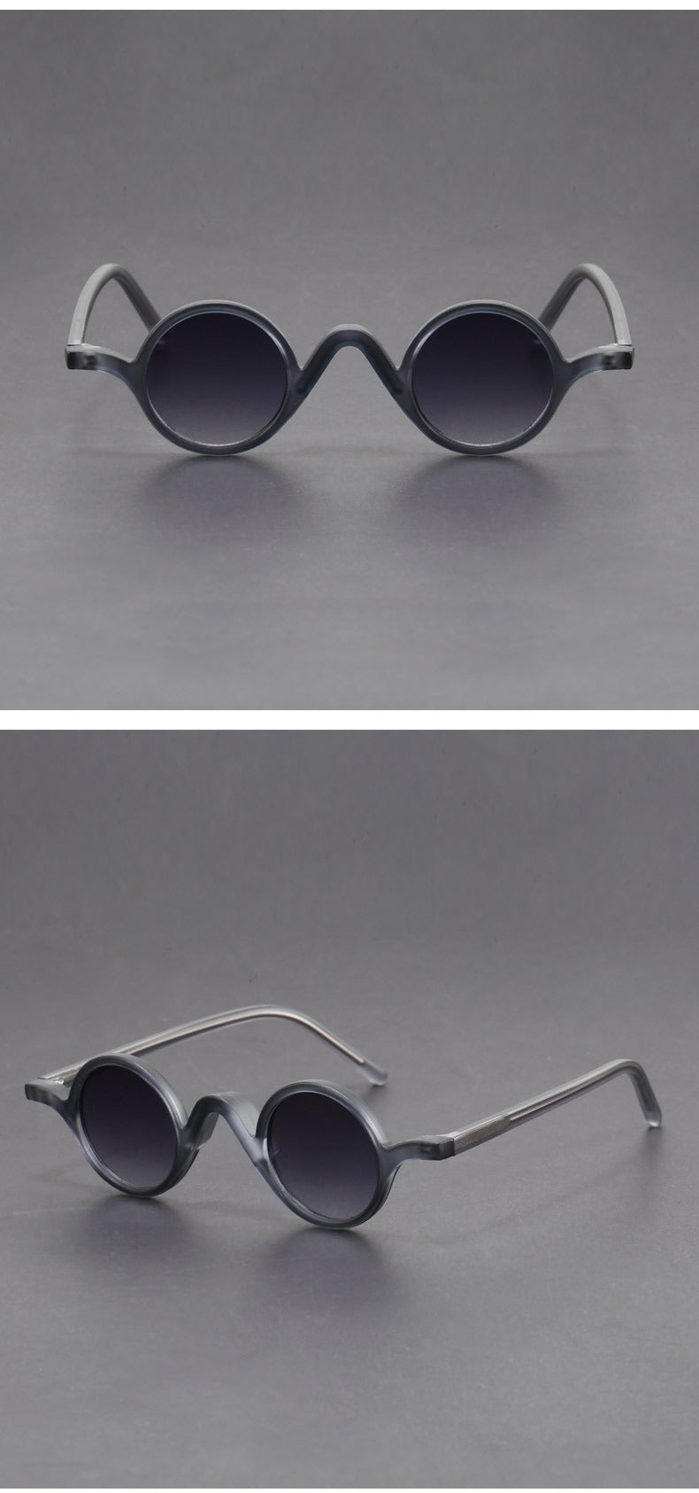 Punk Retro Small Round Sunglasses