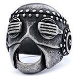 Nordic Stainless Steel Skull Ring Gothic Dark Aesthetic