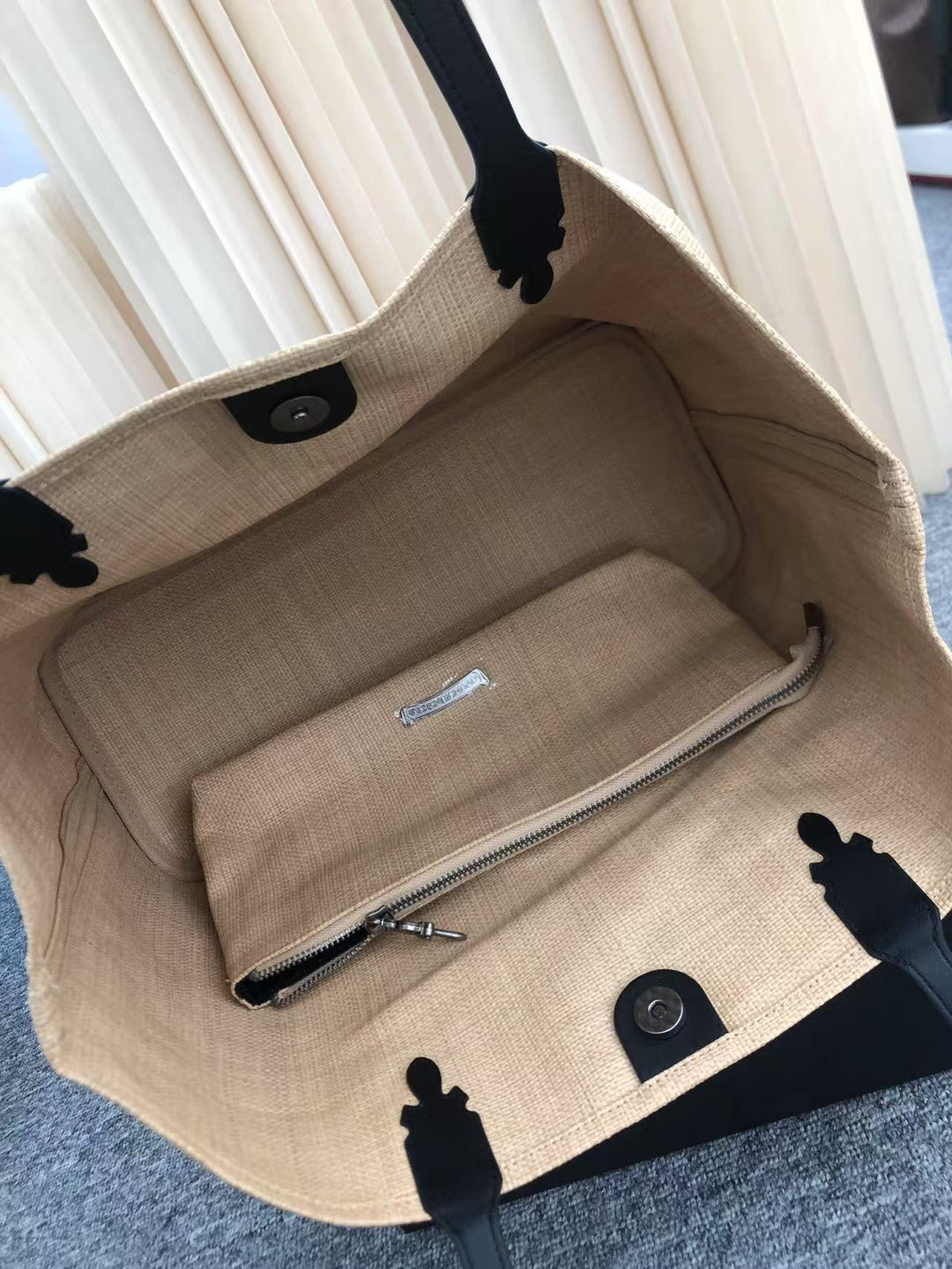 Chrome Hearts woven large capacity shoulder bag