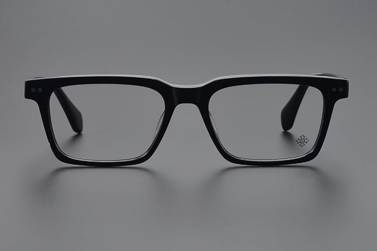 Handcrafted Square Retro Acetate Eyeglasses
