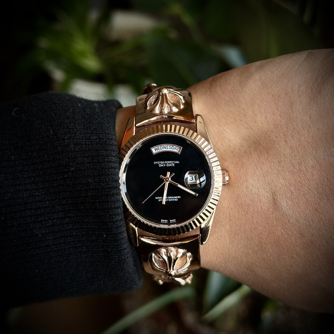 Chrome Hearts-Inspired "Alien" Y2K Mechanical Watch