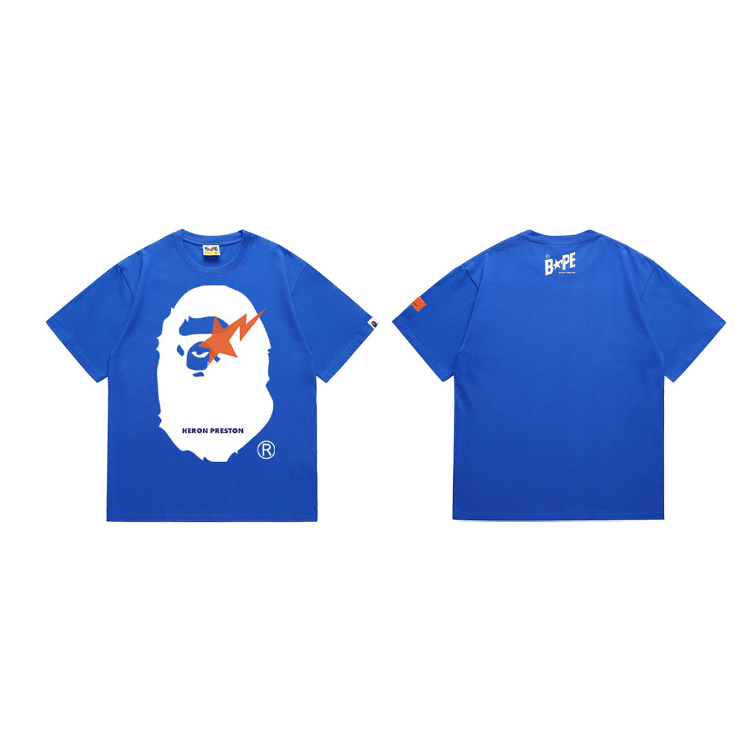 BAPE Summer Camouflage Ape Head Short-Sleeve T-Shirt