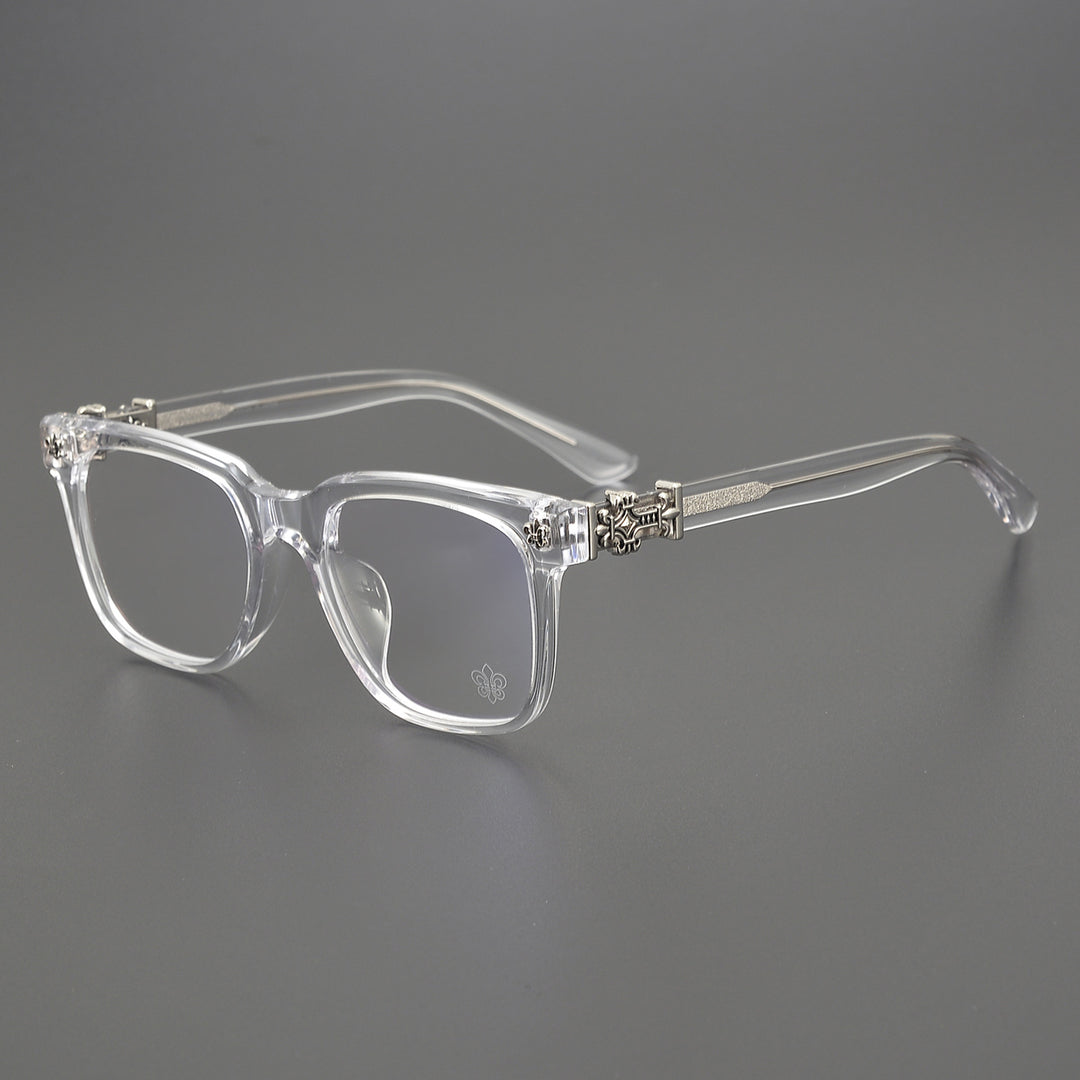 Chrome Hearts Large Square-Frame Acetate Glasses
