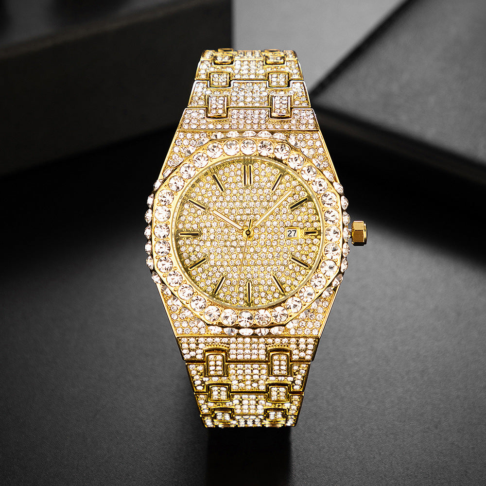 "Starry Sky" Diamond-Set Men's Quartz Watch