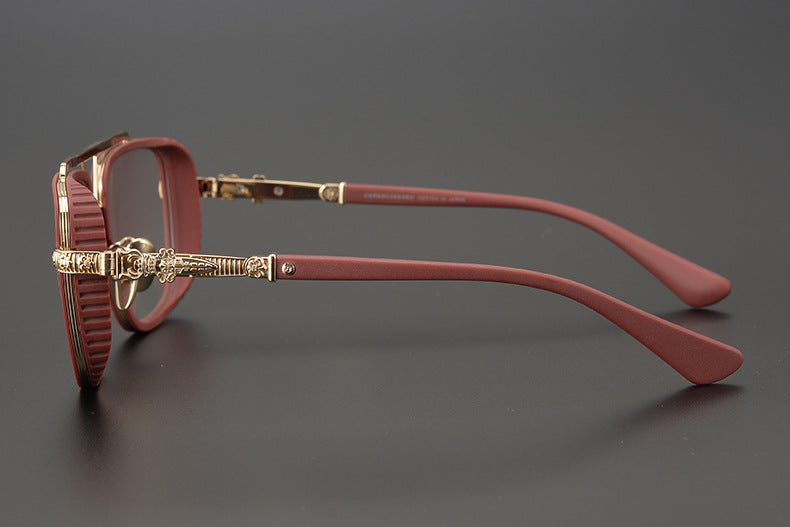 Chrome Hearts Double-Bridge Eyewear with Premium Engraving