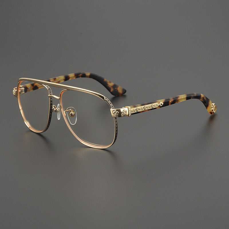 Chrome Hearts Hand-Engraved Aviator Glasses