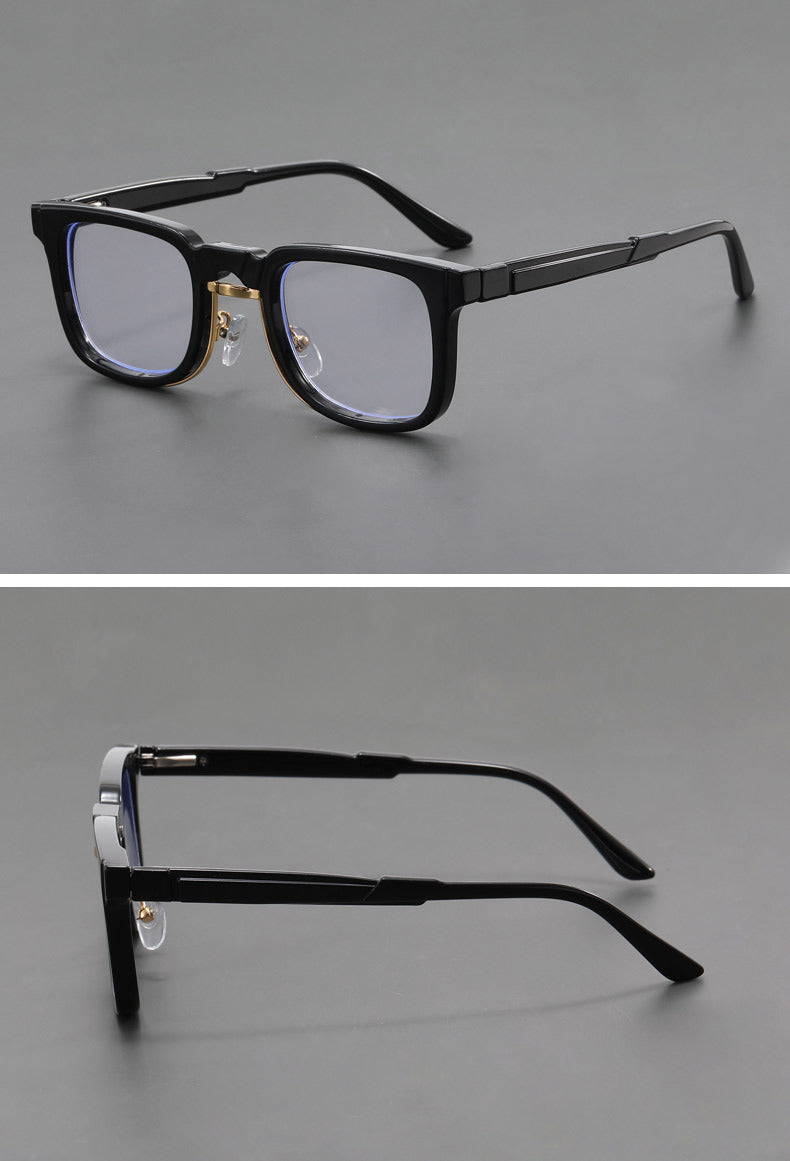 Modern square large-face polarized glasses