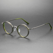 Square retro eyeglass frames for larger faces