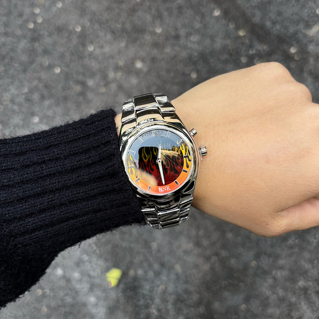 Y2K Creative Dynamic Flame Watch