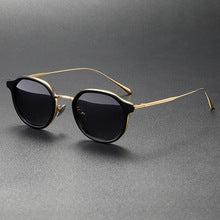 Retro Geometric Aviator Sunglasses