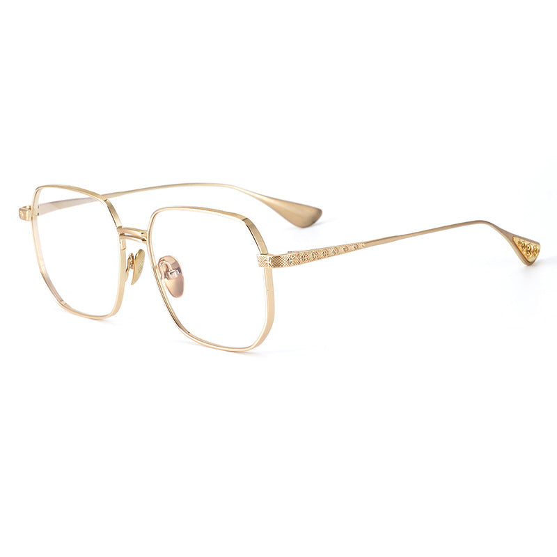 Chrome Hearts pure titanium glasses with cross carved frames