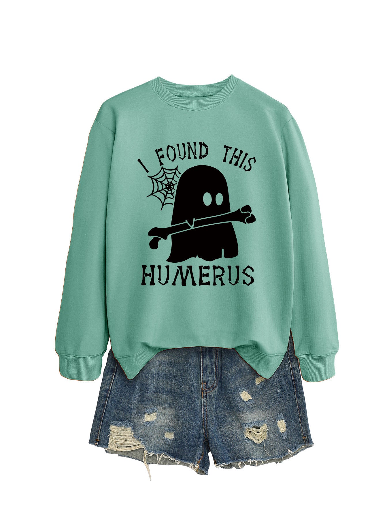 I FOUND THIS HUMERUS round neck sweatshirt