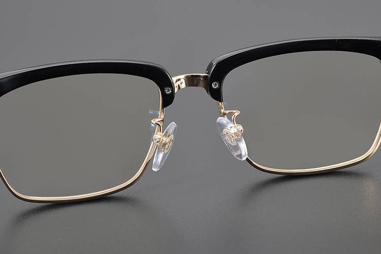 Chrome Hearts square frame browline glasses frame