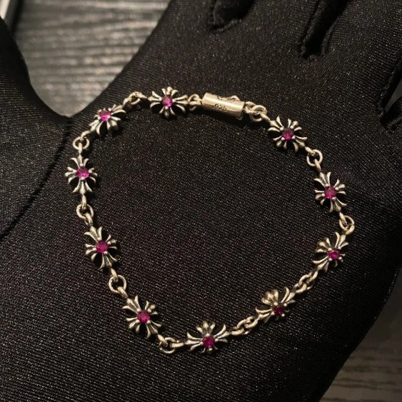 chrome hearts rose zircon bracelet