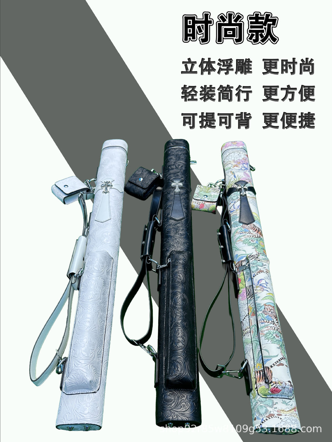 Chrome Hearts double-hole double-hole cue.