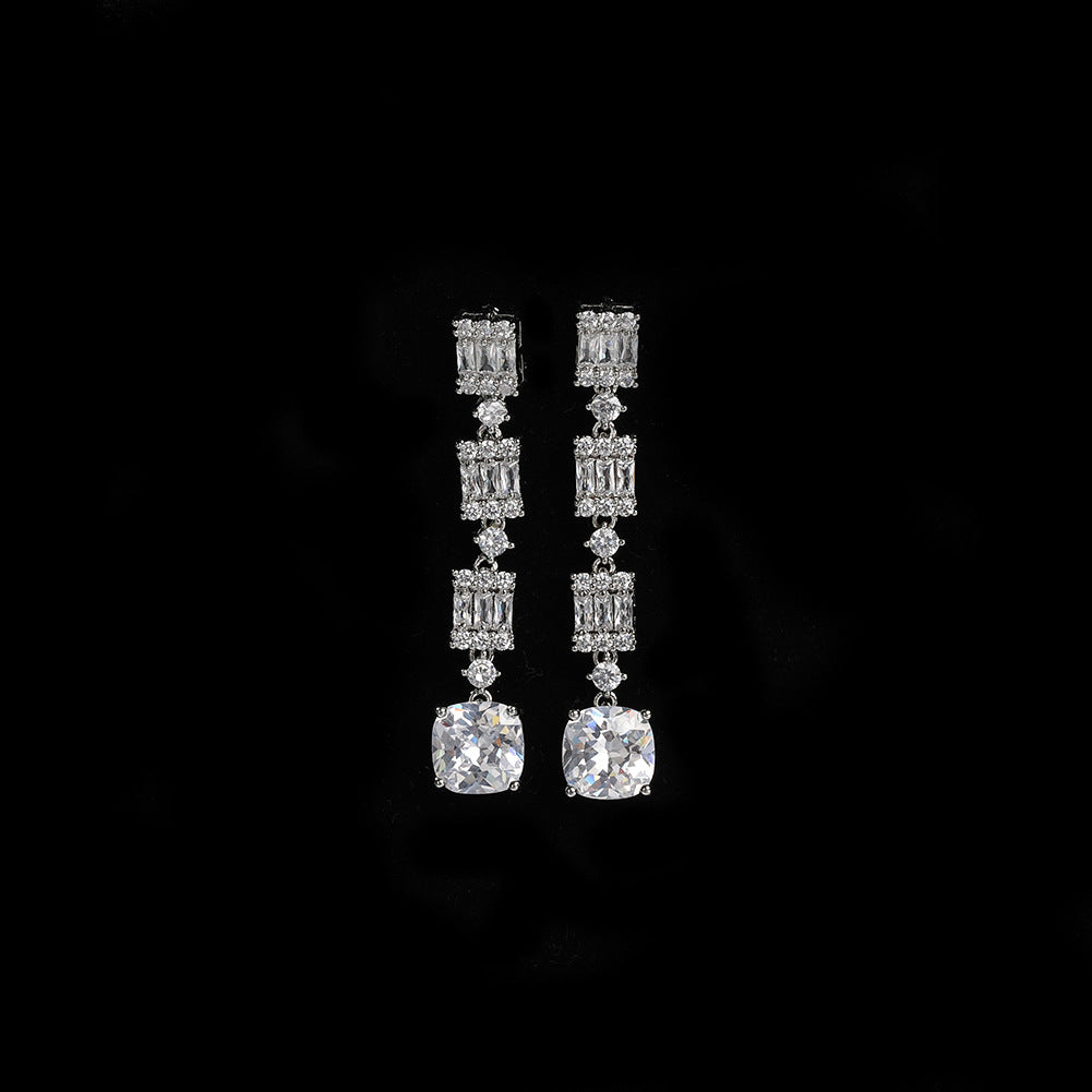 Copper-Set Zircon & Citrine Necklace and Earring Set