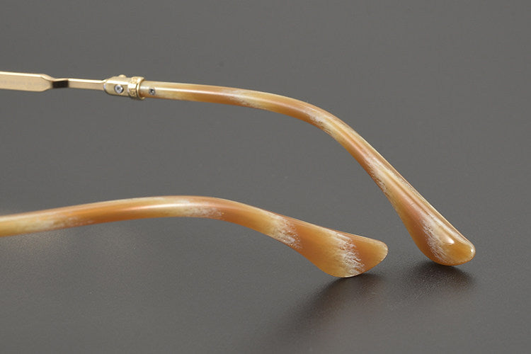 Chrome Hearts Refined Engraved Rimless Eyeglasses