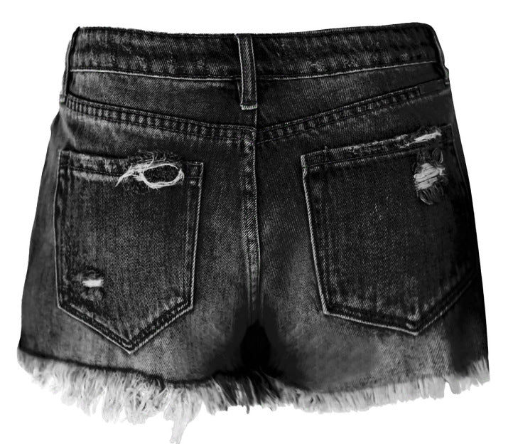 Trendy Distressed Denim Shorts for Women