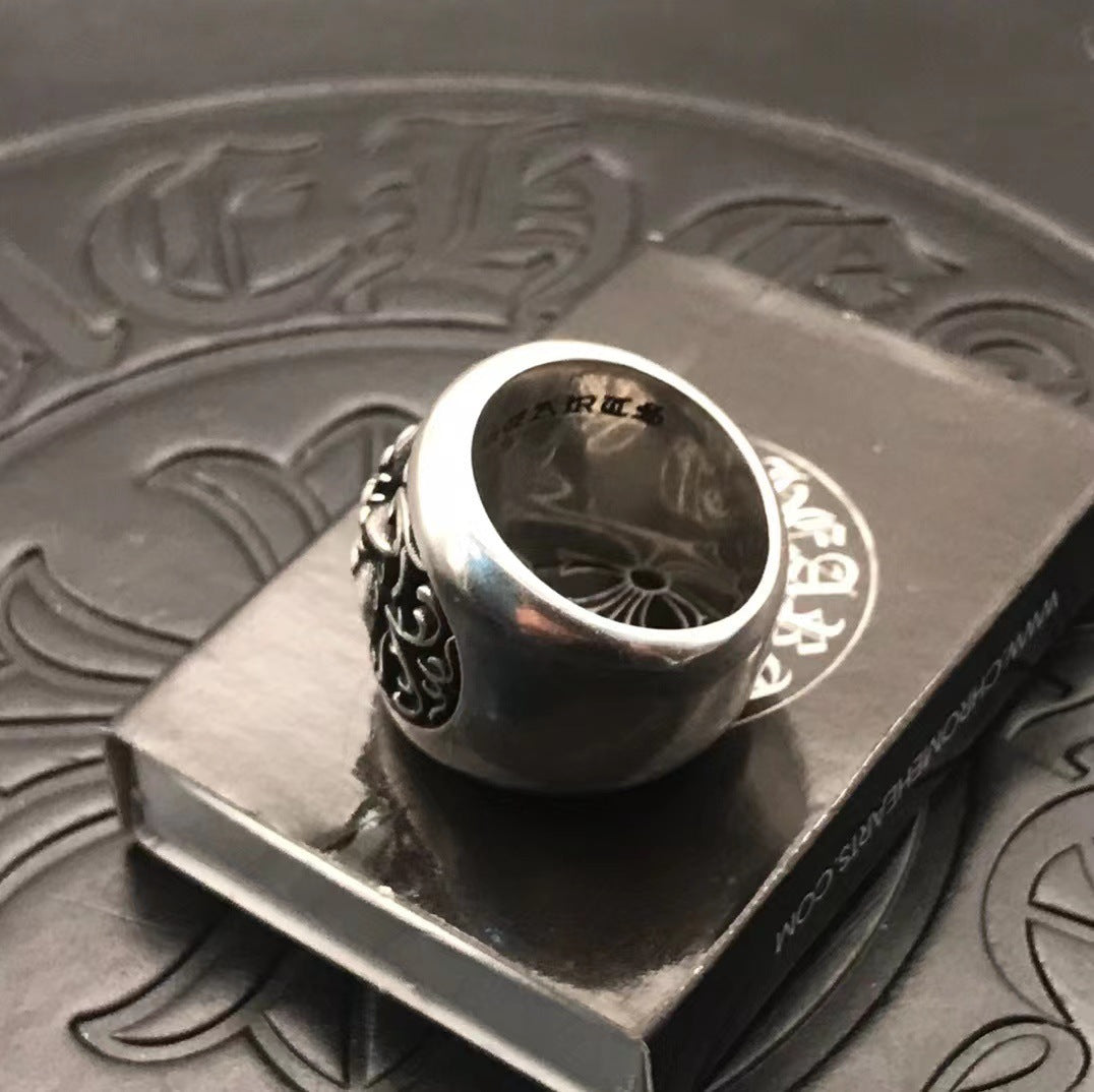 chrome hearts vine hexagram rings