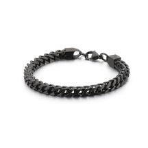 Stainless steel round grinding Cuban bracelet