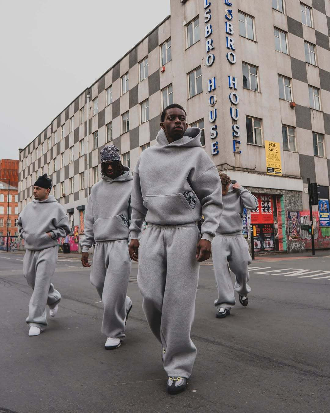 Unique CD embroidered hoodie sweatshirt and pants