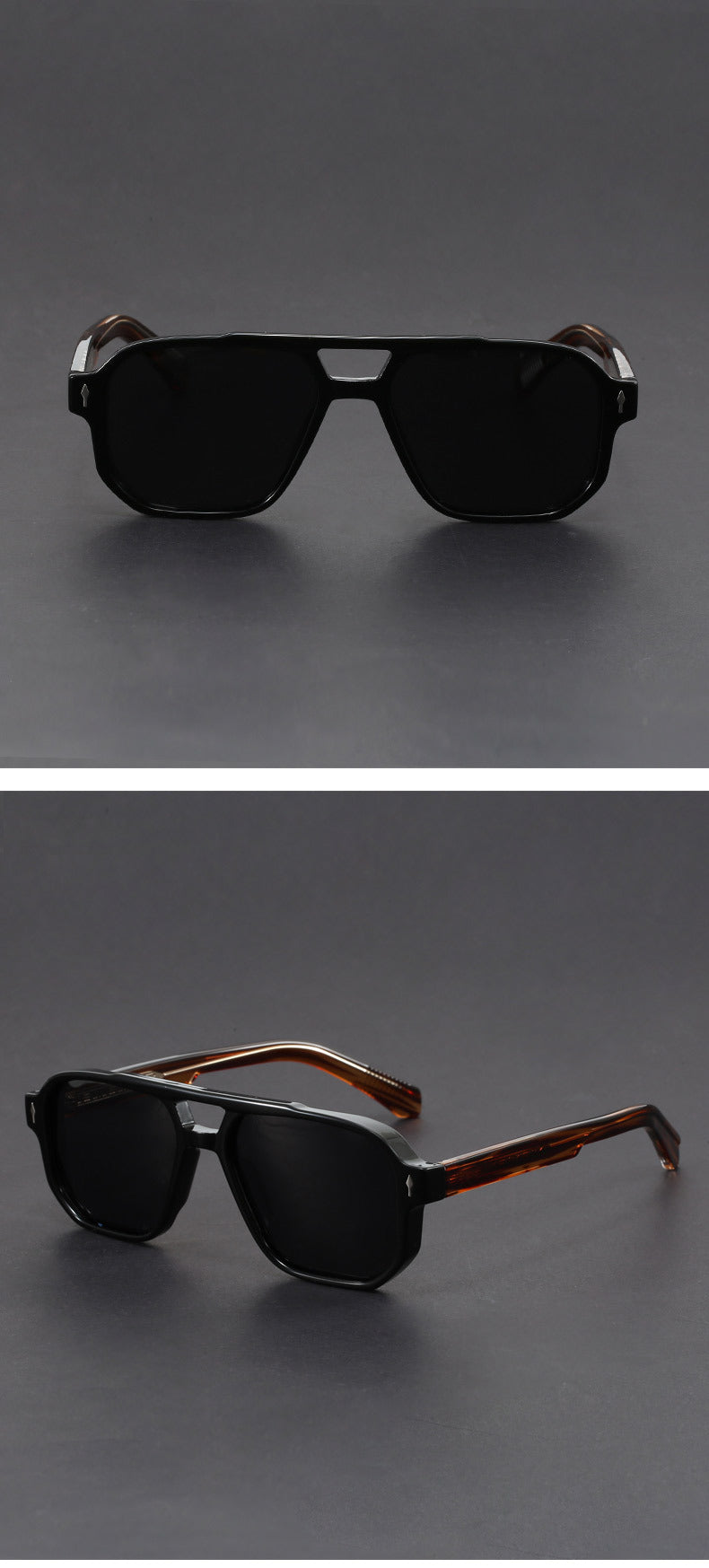 Large Frame Aviator Sunglasses