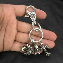 chrome hearts keychain bag chain