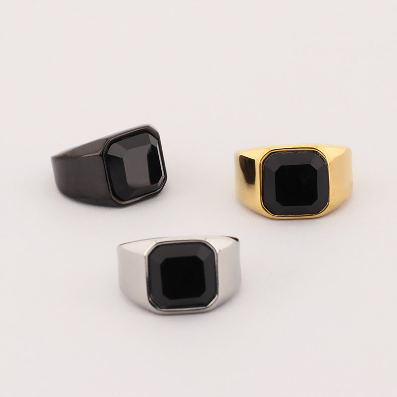 Bold and retro amber stone jewelry