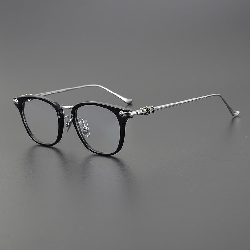 Chrome Hearts cross ultralight thin temple glasses