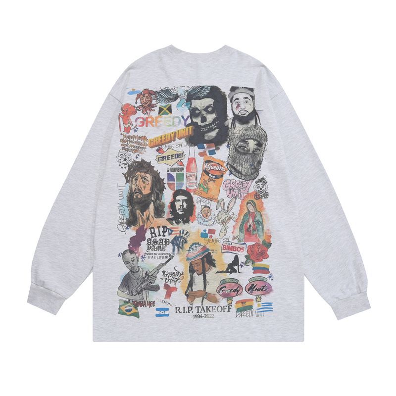 Vintage West Coast Pullover Long-Sleeve Top