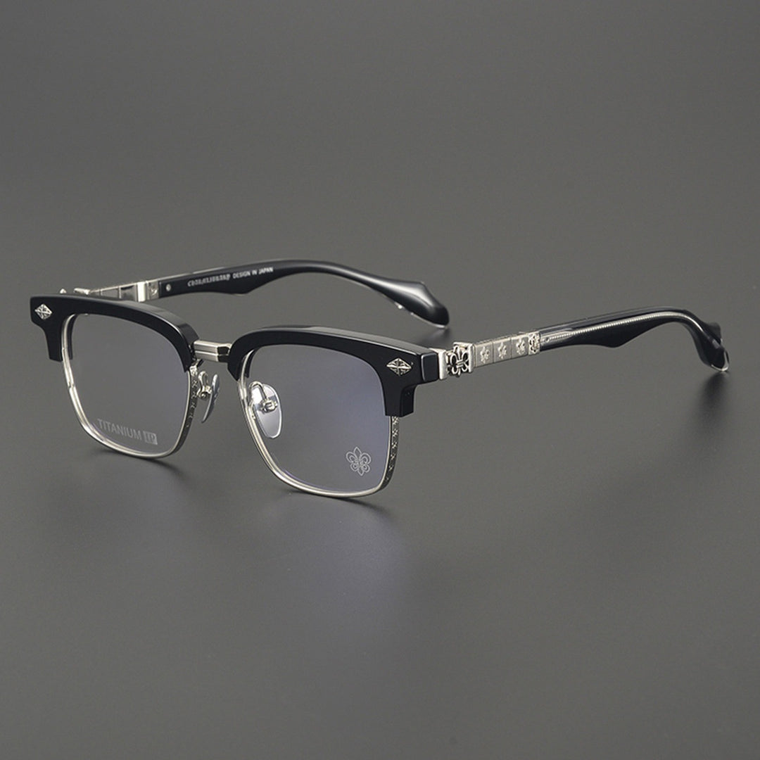 Chrome Hearts Hand-Carved Business Eyeglasses