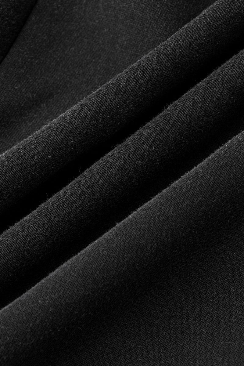 07 Dark style embroidered zip-up hooded sweatshirt