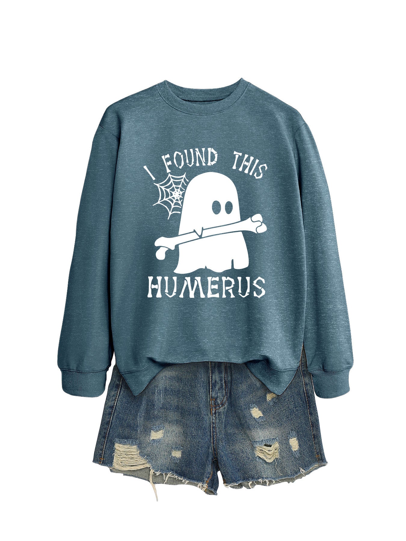 I FOUND THIS HUMERUS round neck sweatshirt