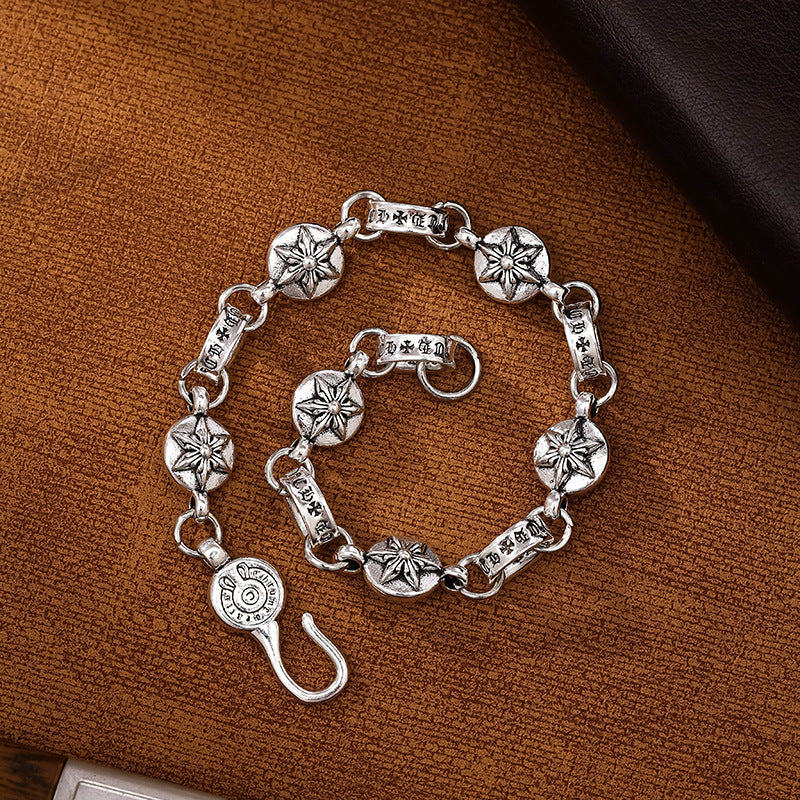 chrome hearts six-pointed star bracelet