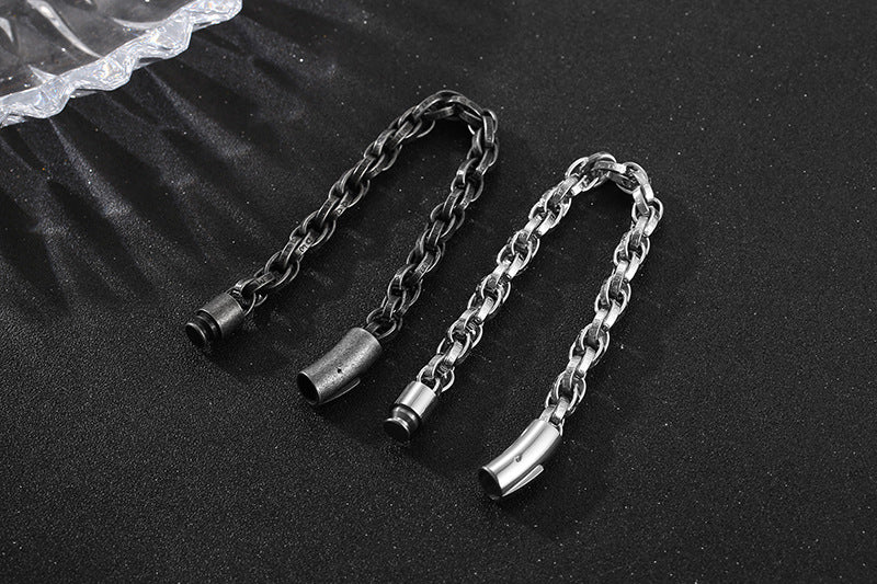 Retro Distressed Handmade Braided Twist Bracelet