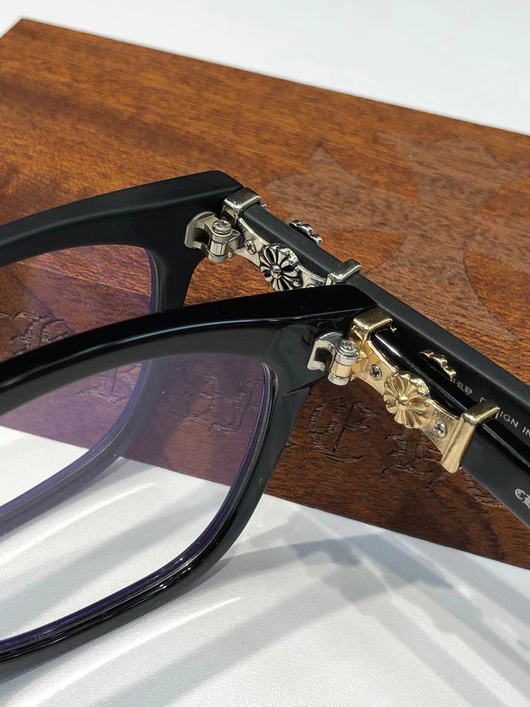 Chrome Hearts classic large frame simple glasses frame