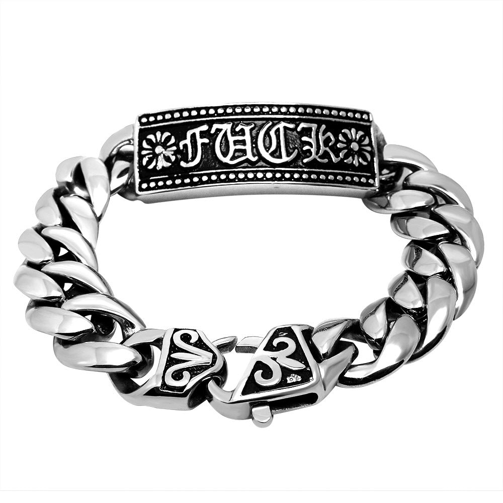 chrome hearts domineering bracelet hip-hop personality men's cross bracelet