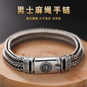 Domineering thick six-syllable mantra bracelet