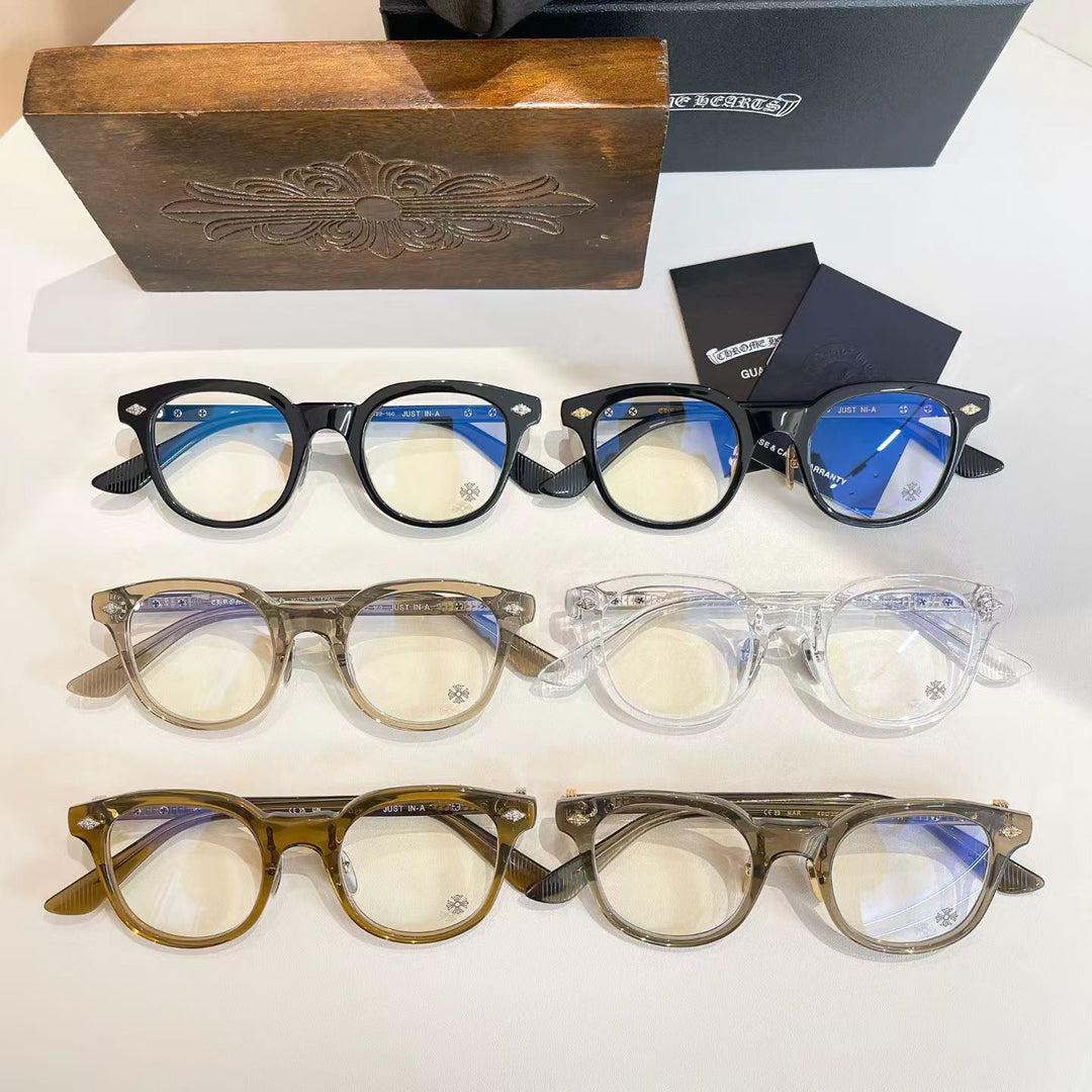 Chrome Hearts Irregular Eyeglasses with Nose Pads