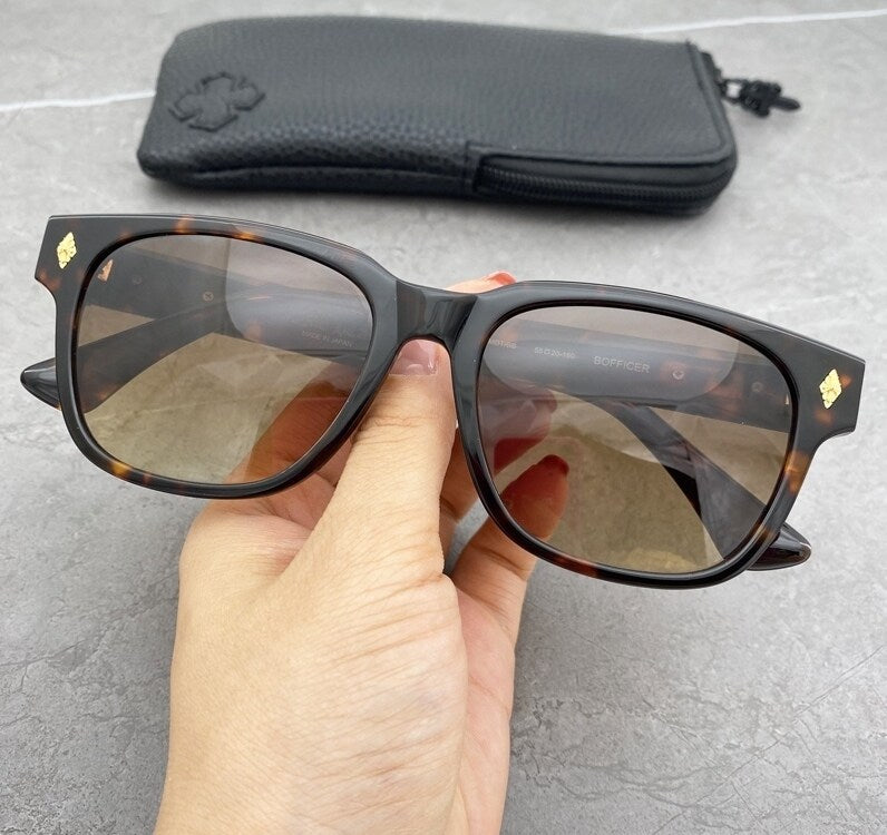 Chrome Hearts OFFICER Cross-decorated Sunglasses