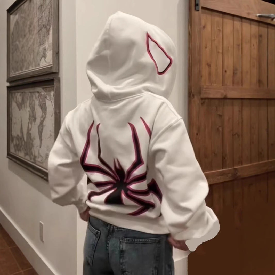 Y2K Halloween Spider-Man Zip Hoodies