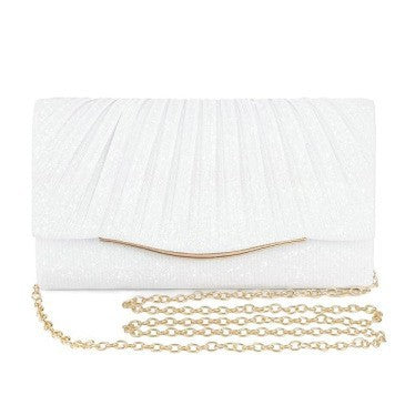 Rhinestone-encrusted dress bags/makeup bags