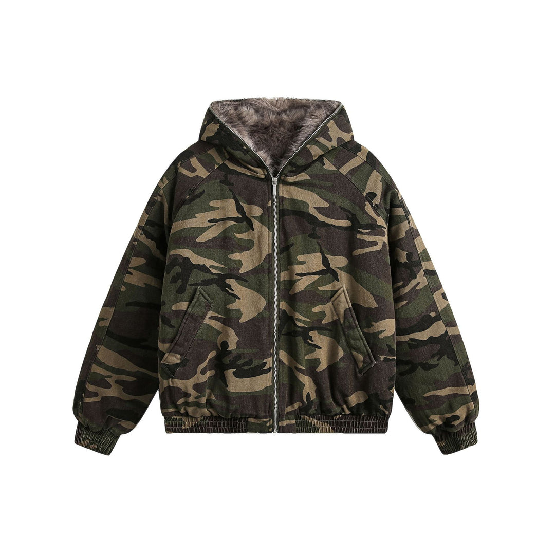 Camouflage Thick Cotton-padded Jacket