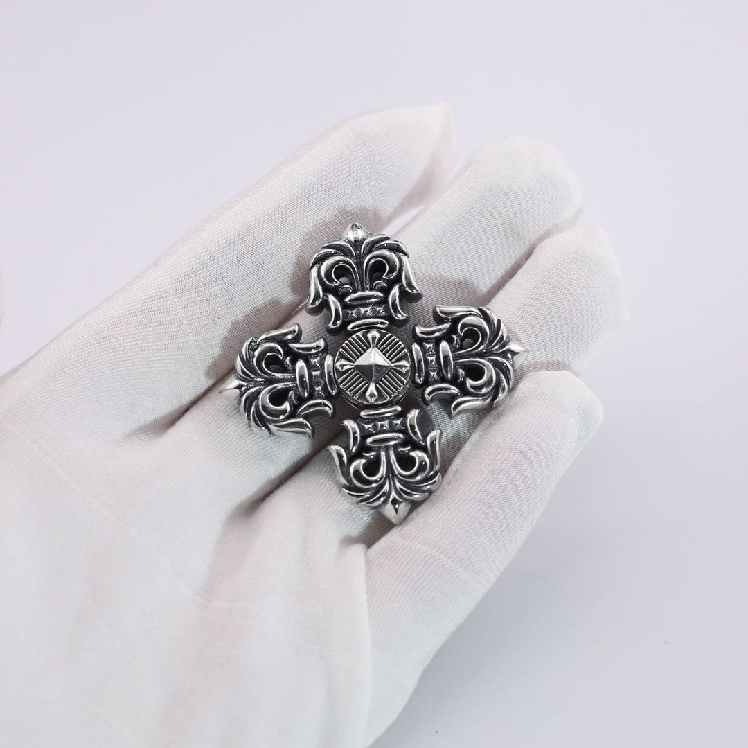 Chrome Hearts cross flower leisure fingertip spinning top